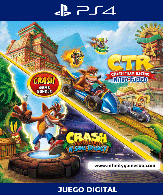 Crash Bandicoot Bundle NSane Trilogy CTR Nitro