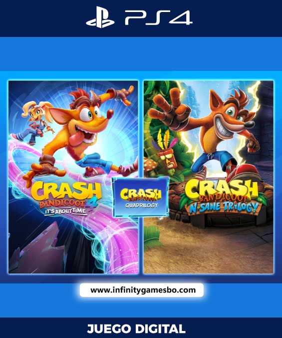 Crash Bandicoot Lote Quadrilogy