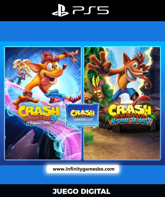 Crash Bandicoot Lote Quadrilogy