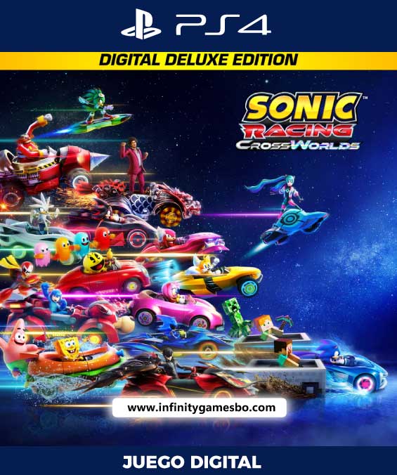 Sonic Racing CrossWorlds Digital Deluxe Edition PS4
