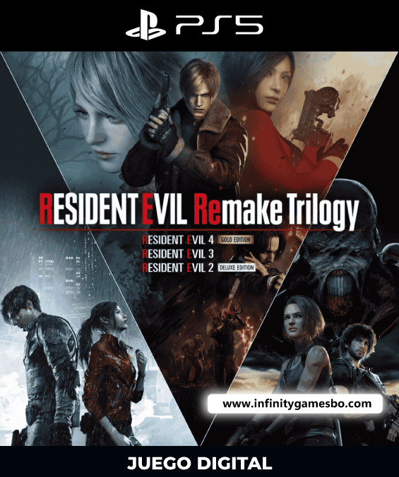 Resident evil Remake Trilogy Ps5