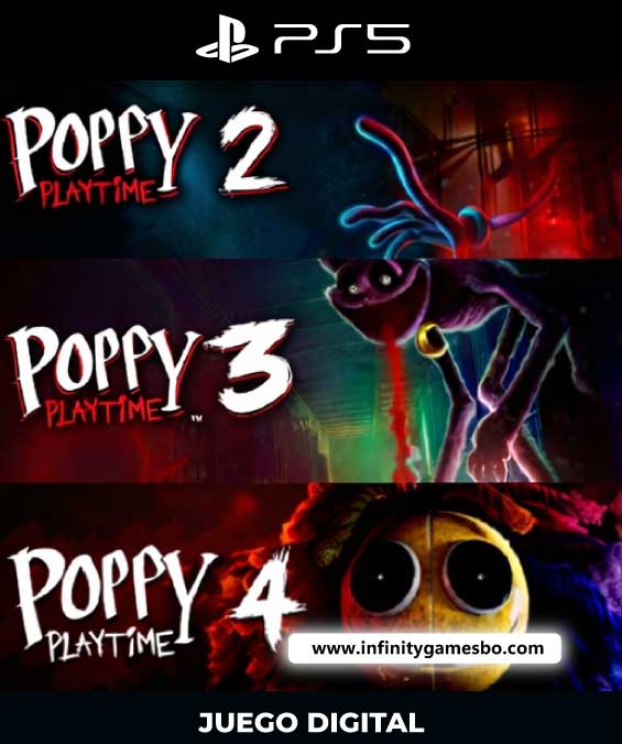 Poppy Playtime 2+3+4 Ps5